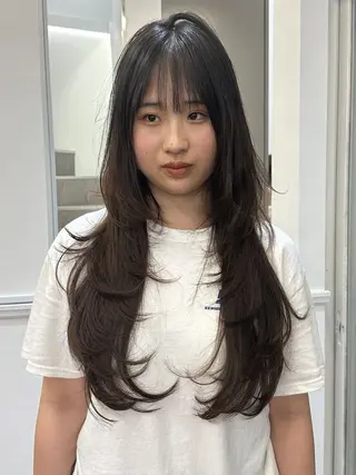 ロング シールエクステ☀️ L.O.G村岡健一のヘアスタイル