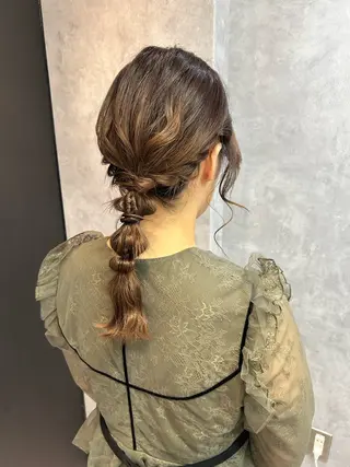 ヘアアレンジ _WHITE 天神店 YUMEKA🐻のヘアスタイル