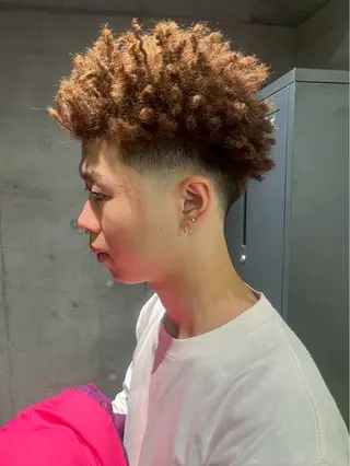 パーマ メンズ 牧山 湘海のヘアスタイル