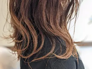 セミロング 【大人艶カラー🌿】 中畑リョウのヘアスタイル