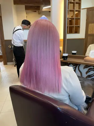 ロング カラー カワカミ ユウダイのヘアスタイル