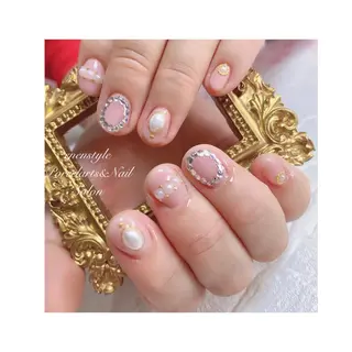 ショート ネイル 👑enen style👑のネイルデザイン
