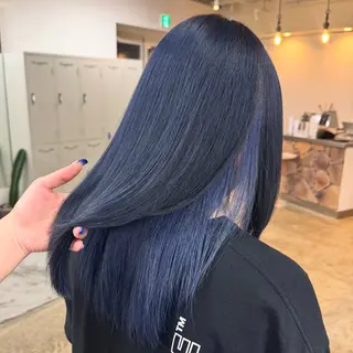 セミロング カラー fand / HINAのヘアスタイル