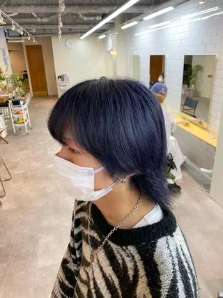 カラー メンズ シャドウパーマ/ 波巻パーマYu-Kiのヘアスタイル