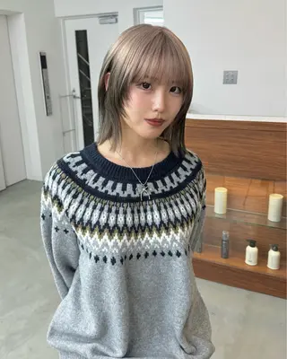 ショート カラー エクステモデル募集 💗大阪梅田/川上のヘアスタイル