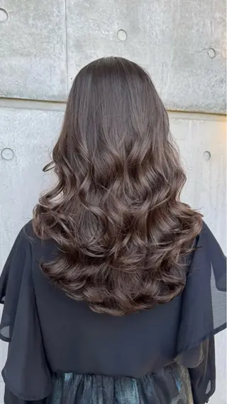 ロング ま ひのヘアスタイル