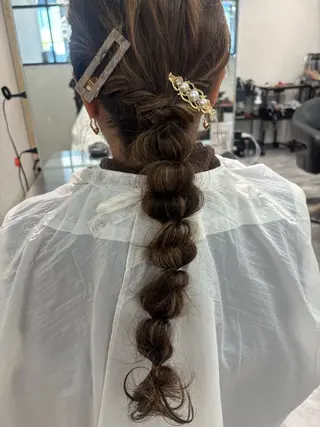ヘアアレンジ 中西 未久のヘアスタイル