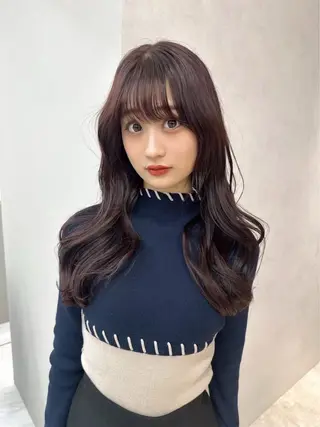 ロング カラー 美髪❣️縮毛矯正/ 髪質改善✨/山本のヘアスタイル