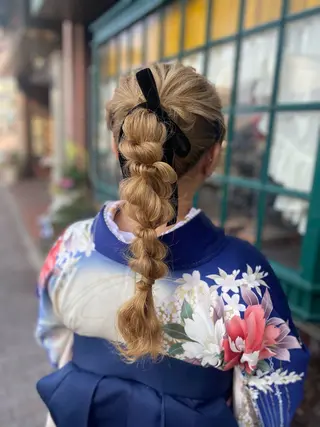 ヘアアレンジ ヘアセットサロン ココのヘアスタイル