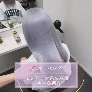 セミロング カラー ダブルカラー特化💍 tiam💍韓国ヘアのヘアスタイル