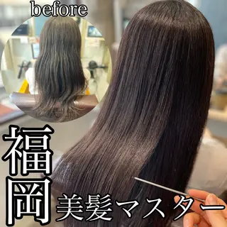 ロング Takahiro 髪質改善/縮毛矯正のヘアスタイル