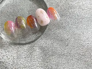 ネイル ⭐︎休業中の練習⭐︎ JNA認定講師髙橋のネイルデザイン