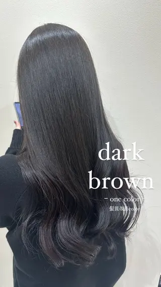 ロング カラー ワンホン×髪質改善 つのーか🩶‪🫧のヘアスタイル