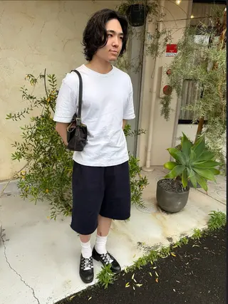 パーマ メンズ 和泉市フルール 古賀　薫のヘアスタイル