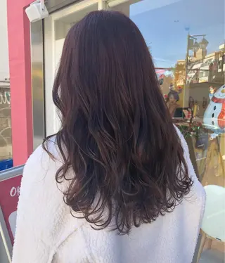 ロング カラー sano sayakaのヘアスタイル