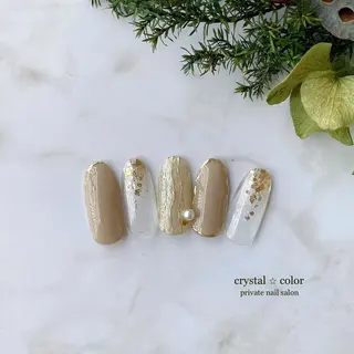 ネイル crystal ⭐︎ colorのネイルデザイン