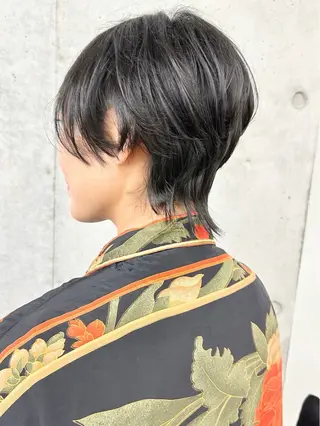 ミディアム ボブ/ゆるふわ ボブパーマ/とういのヘアスタイル