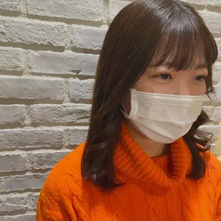 ミディアム 【美ボブ.艶カラー. 梅田茶屋町】midoのヘアスタイル