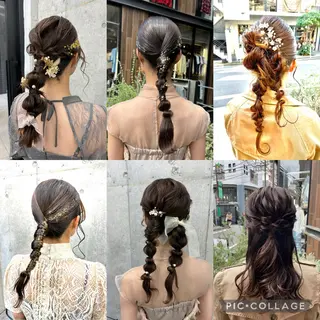 ロング ヘアアレンジ すぐ巻ける縮毛矯正 🍀勝倉　麗のヘアスタイル