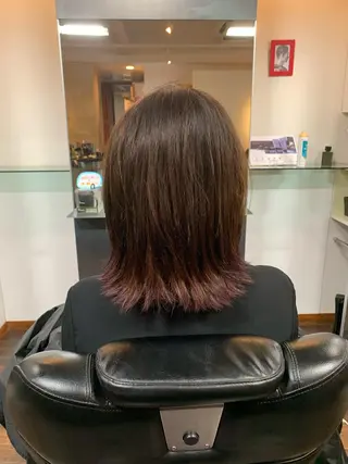 カラー ヘアアレンジ 向井 優汰のヘアスタイル
