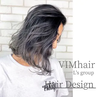 ミディアム カラー ヘアアレンジ VIM hairおもろまち店のヘアスタイル