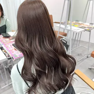 ロング カラー ヘアアレンジ ブリーチなしカラー /新百合ヶ丘/安形翔のヘアスタイル