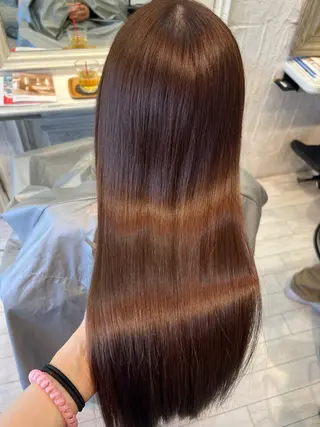 カラー 艶髪カラー️🫧 髪質改善特化👒莉子のヘアスタイル