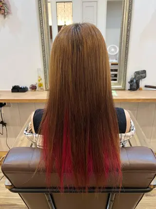 ロング カラー 🐰ハイトーンカラー 畠山 渡🐰のヘアスタイル