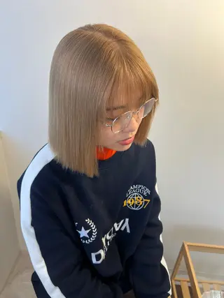 ショート 村上 綾音のヘアスタイル