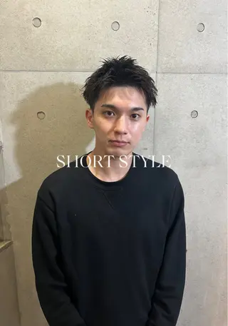 ショート パーマ メンズ 💈メンズ短髪特化 ✂︎伊藤大輝💈のヘアスタイル