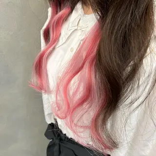 ロング ❤️‍🔥シールエク ＋カラー京❤️‍🔥のヘアスタイル
