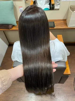 ロング カラー 髪質改善特化 長澤友哉のヘアスタイル