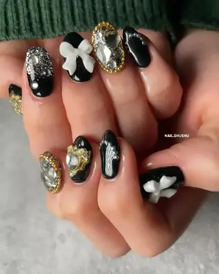 ネイル 3dパーツ/流行り 👧shushu❤️のネイルデザイン