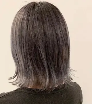 ミディアム カラー へんみ みかのヘアスタイル