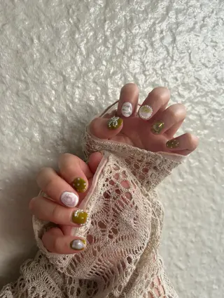 ネイル 透明感カラー✨🥣 /ミクのヘアスタイル