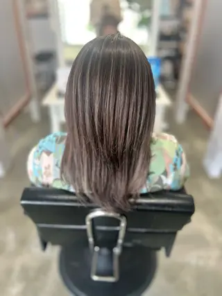 セミロング カラー Style Tのヘアスタイル