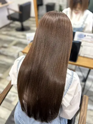 カラー ロング 髪質改善🪽 森川☜⁠ ☜⁠ のヘアスタイル