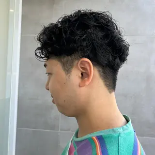 パーマ メンズ 韓国メンズ特化 パーマSatskiのヘアスタイル