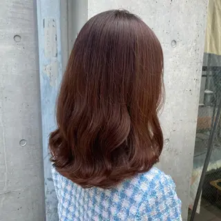 ミディアム カラー 🪭risa 暖色/レイヤー🪭のヘアスタイル