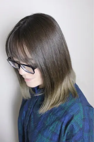 ミディアム 土居 正季のヘアスタイル