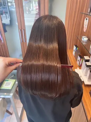 ロング カラー 大和市の白髪ぼかし 職人￤柳川拓哉のヘアスタイル