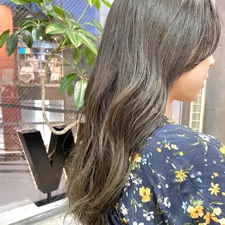 セミロング カラー ヘアアレンジ 【ダメージレス施術】 【透明感】北村 拓也のヘアスタイル