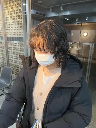 ショート パーマ ボブパーマコテ巻き風 パーマNo1深江秀平のヘアスタイル