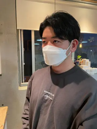 ミディアム メンズ しのはら まどかのヘアスタイル