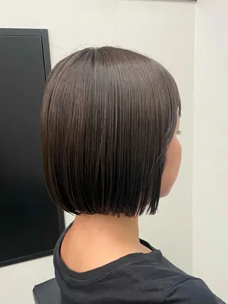 ショート 鎌取/透明感カラー /ボブ/顔まわりのヘアスタイル