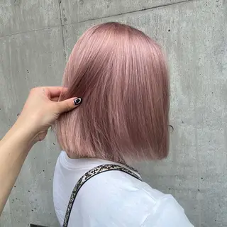 ミディアム カラー パーマ ヘアアレンジ メンズ キッズ ネイル マツエク・マツパ アイブロウ 似合わせカラー♡髪質 改善🎀サトカ🍒のヘアスタイル