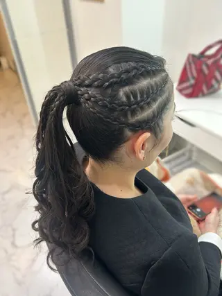 ロング ヘアアレンジ ヘアセット専門店 Rのヘアスタイル