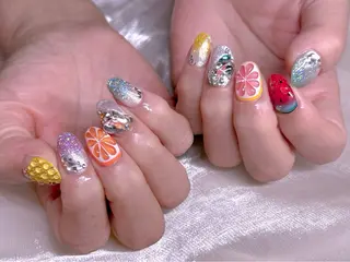 ネイル 長さだし専門店 M2　rikaのネイルデザイン