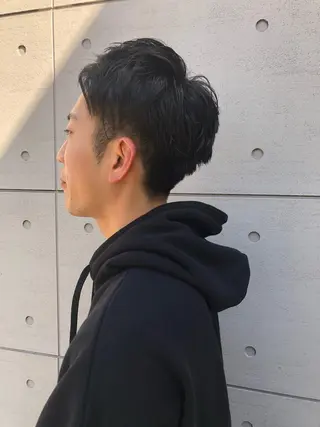 ショート パーマ メンズ 丹澤 暁のヘアスタイル