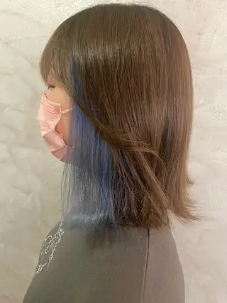 ミディアム カラー 透明感カラー/ ブリーチ無し/RYOのヘアスタイル